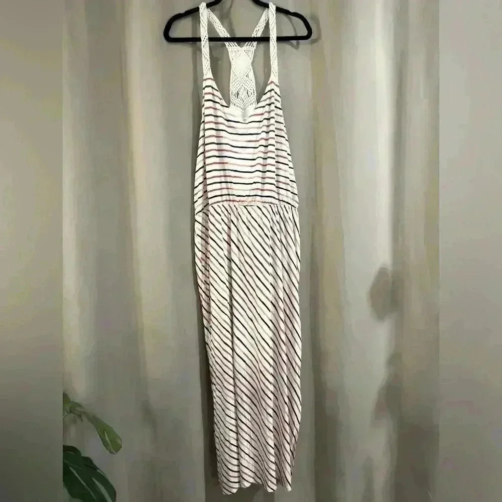 Women’s Red&Blue Long Maurices Dress